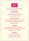 Pink Square Initials Menu Cards Image 8 of 10
